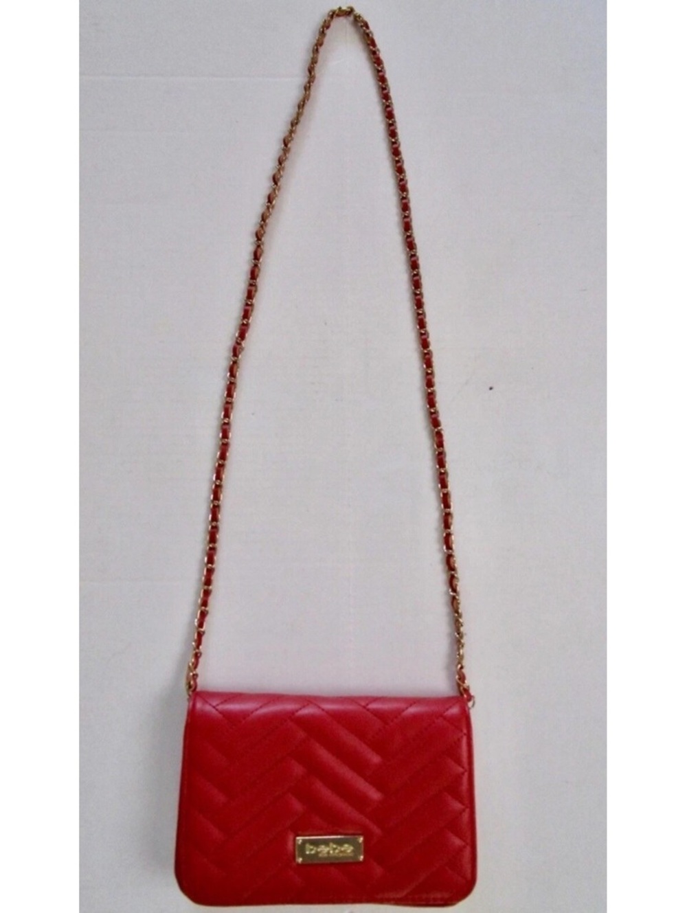 bebe Los Angeles Small Crossbody Purse - Red Good Condition